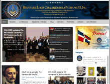 Tablet Screenshot of caballerosdelapatria.org